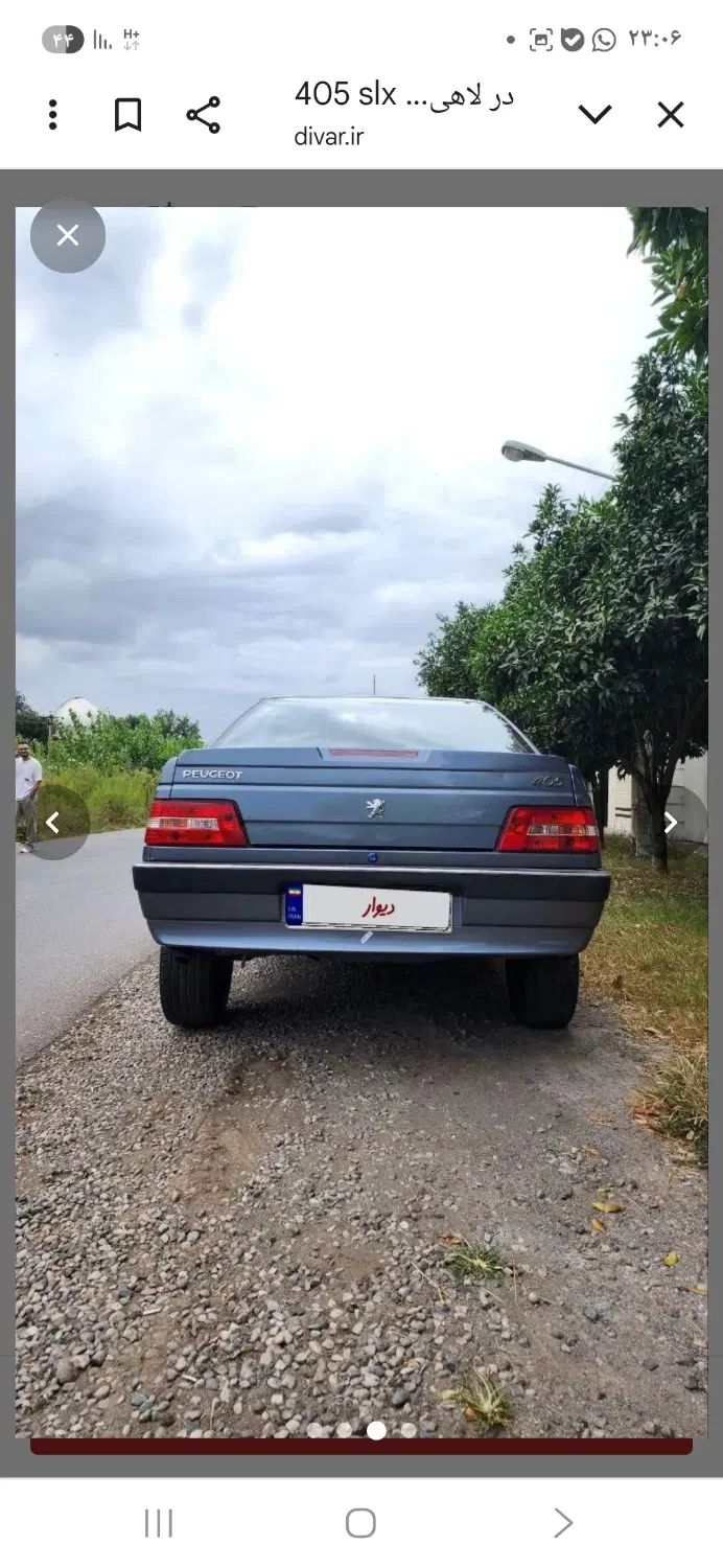 خودرو پژو، 405 SLX آگهی ann_19872726