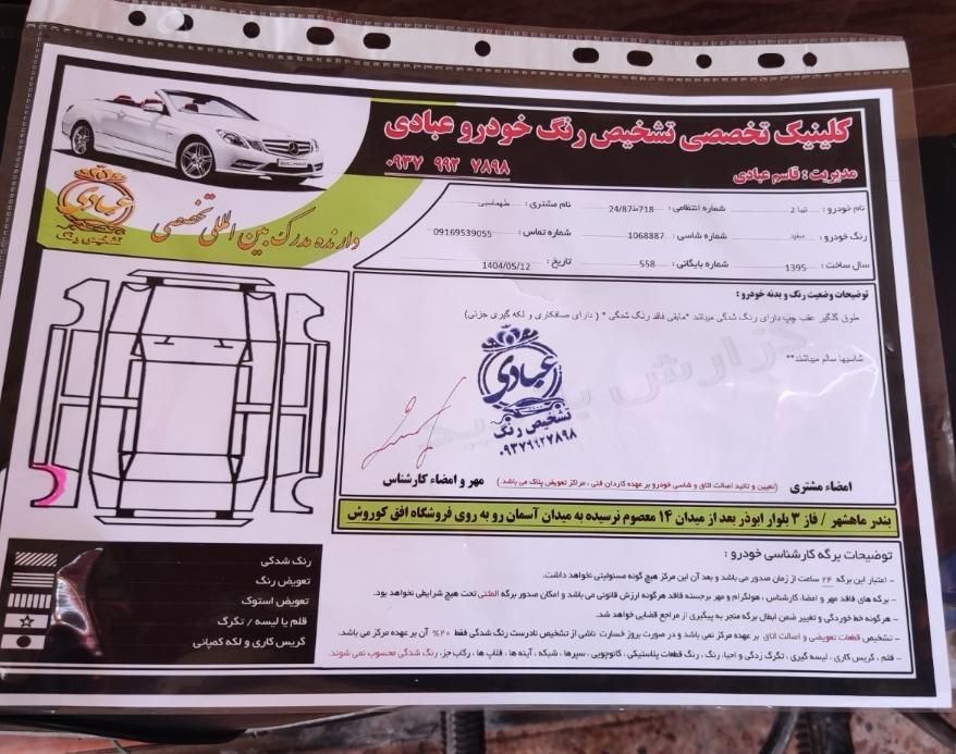 تیبا 2 EX رینگ آلومینیومی - 1395