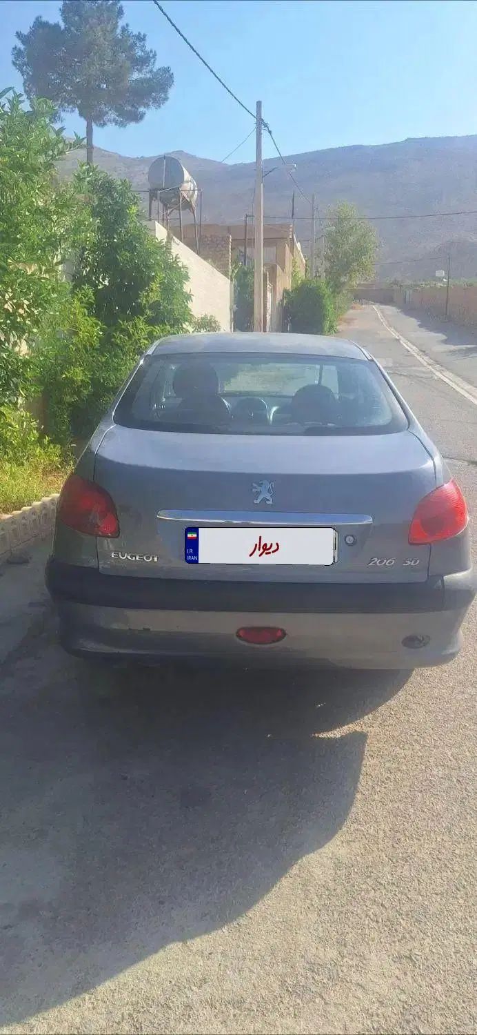 پژو ۲۰۶ صندوق دار v6 - 1389