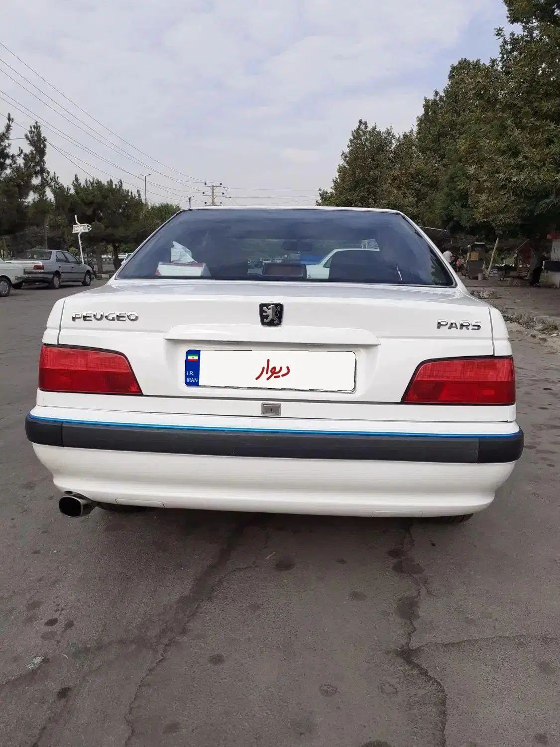 پژو پارس دوگانه سوز - 1386