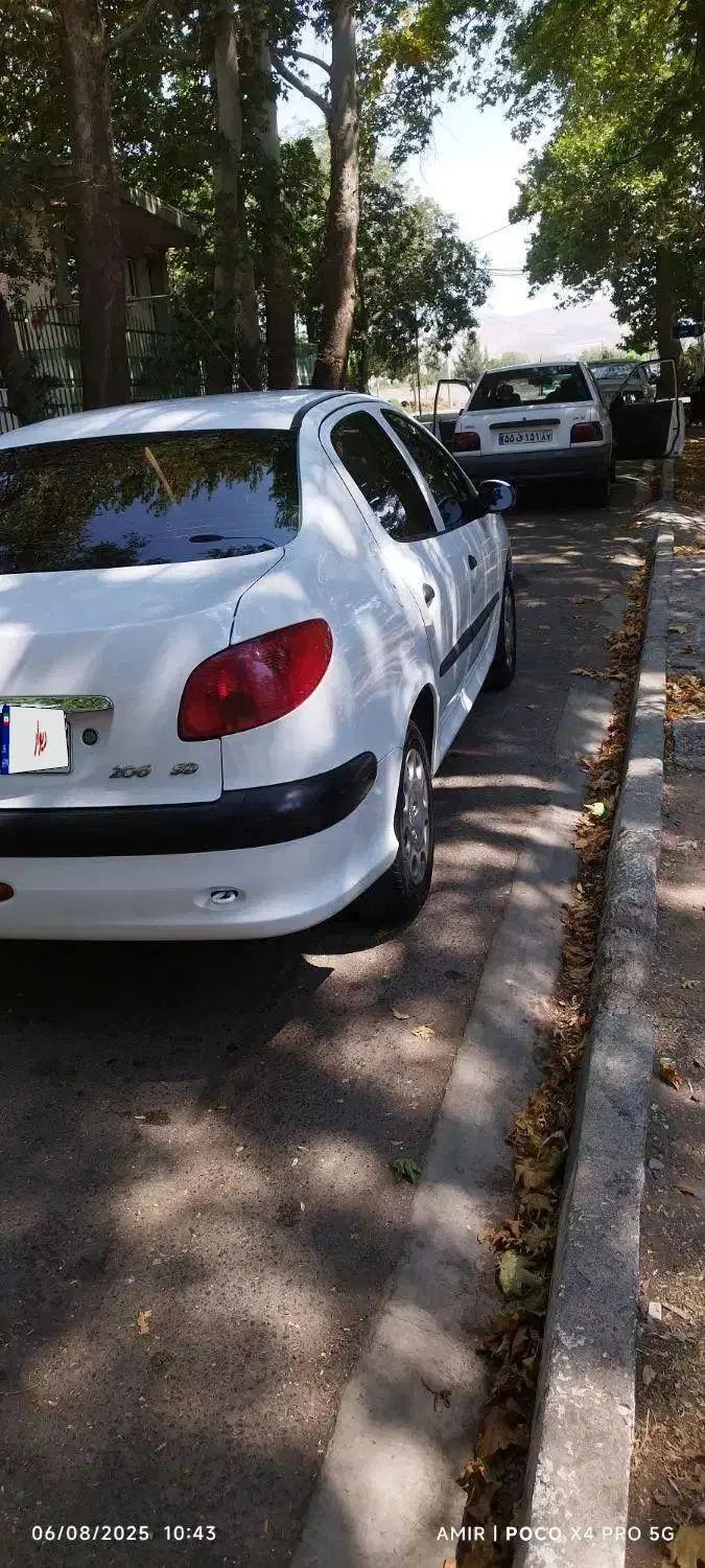 پژو ۲۰۶ صندوق دار v8 - 1395