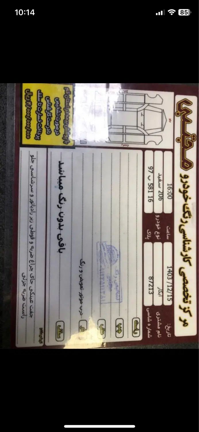 پژو 206 تیپ 2 - 1399