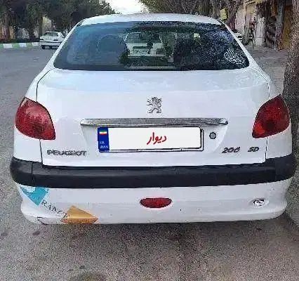 پژو ۲۰۶ صندوق دار v8 - 1398