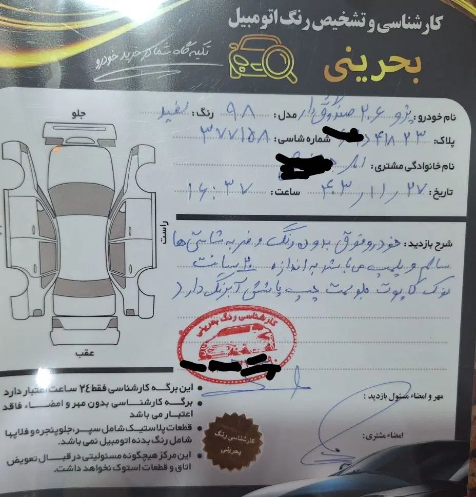 پژو ۲۰۶ صندوق دار v8 - 1398
