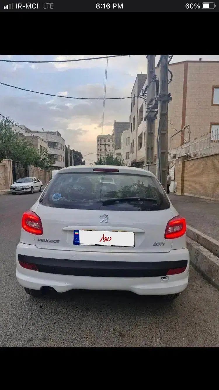 پژو 207 اتوماتیک TU5P - 1404