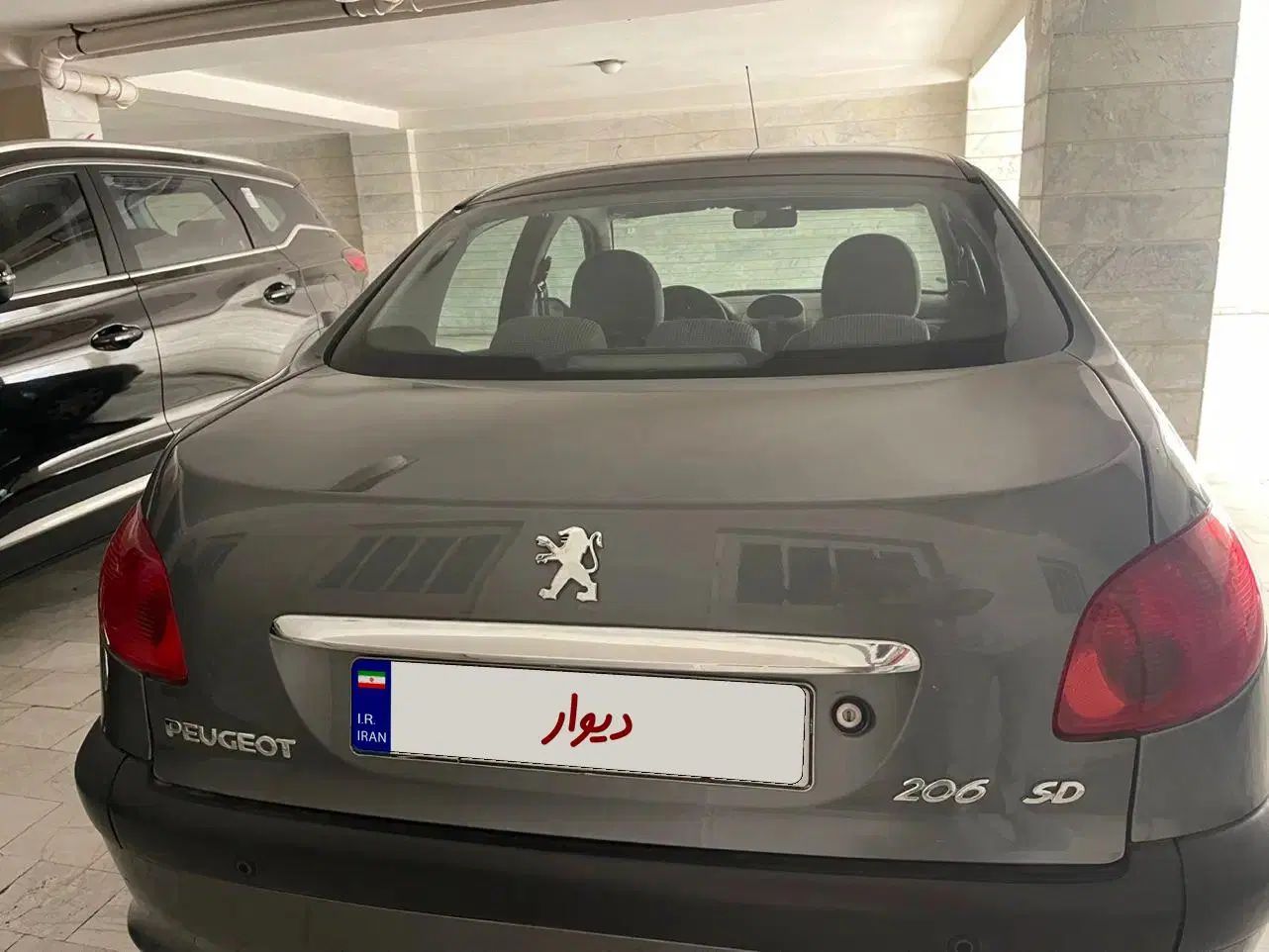 پژو ۲۰۶ صندوق دار v8 - 1396