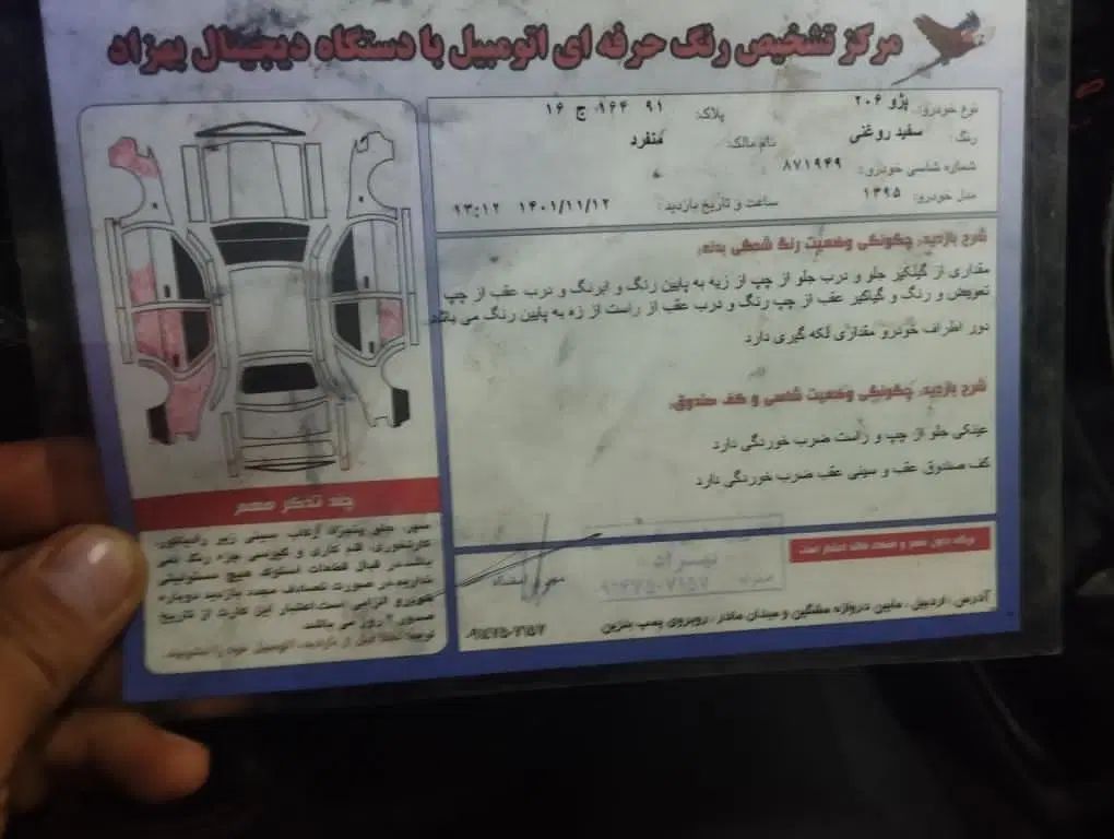 پژو 206 تیپ 5 - 1395