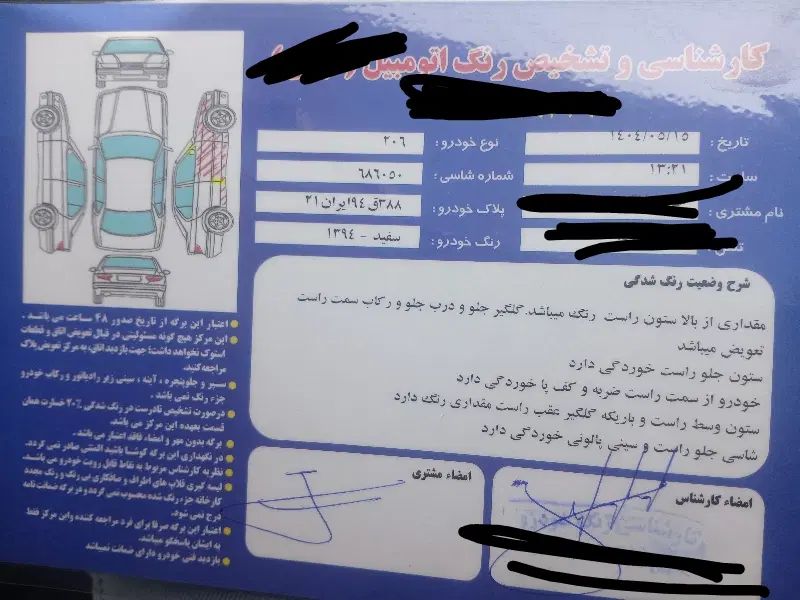 پژو ۲۰۶ صندوق دار v8 - 1394