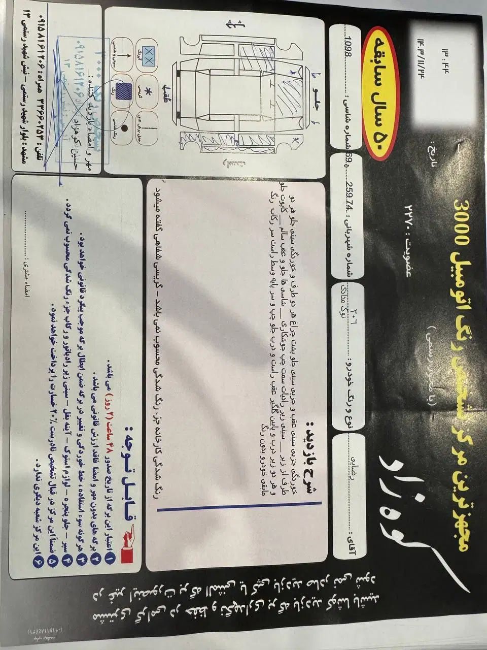 پژو 206 تیپ 3 - 1385