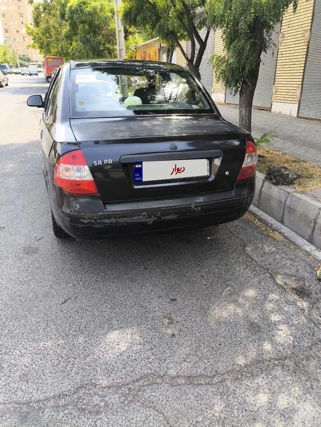 تیبا صندوق دار LX دوگانه سوز - 1391