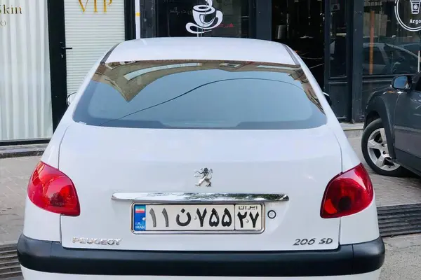 پژو ۲۰۶ صندوق دار v8 - 1389