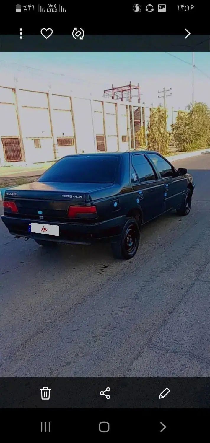 پژو 405 بنزینی GLX - TU5 - 1388