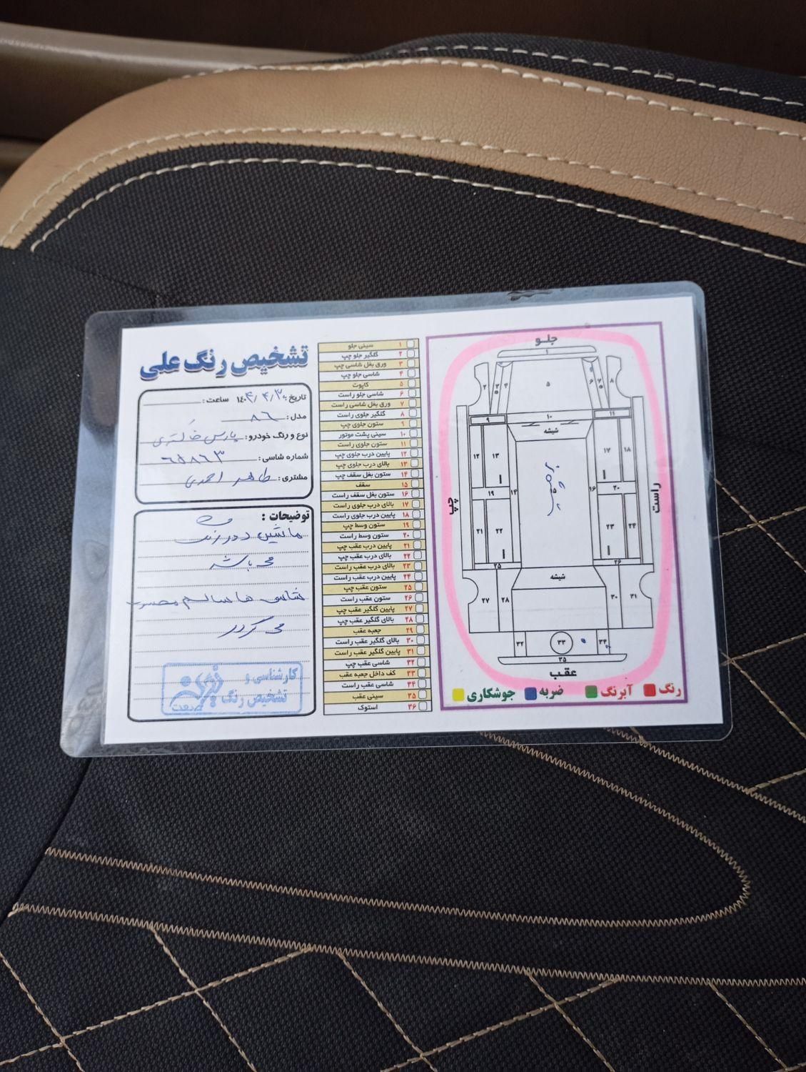 پژو پارس XU7ساده - 1385