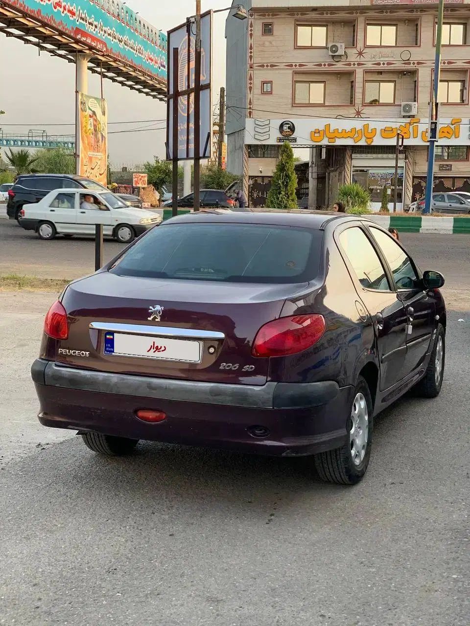 پژو ۲۰۶ صندوق دار v8 - 1389
