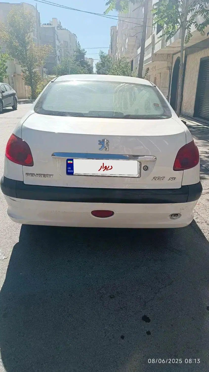 پژو ۲۰۶ صندوق دار v9 - 1391