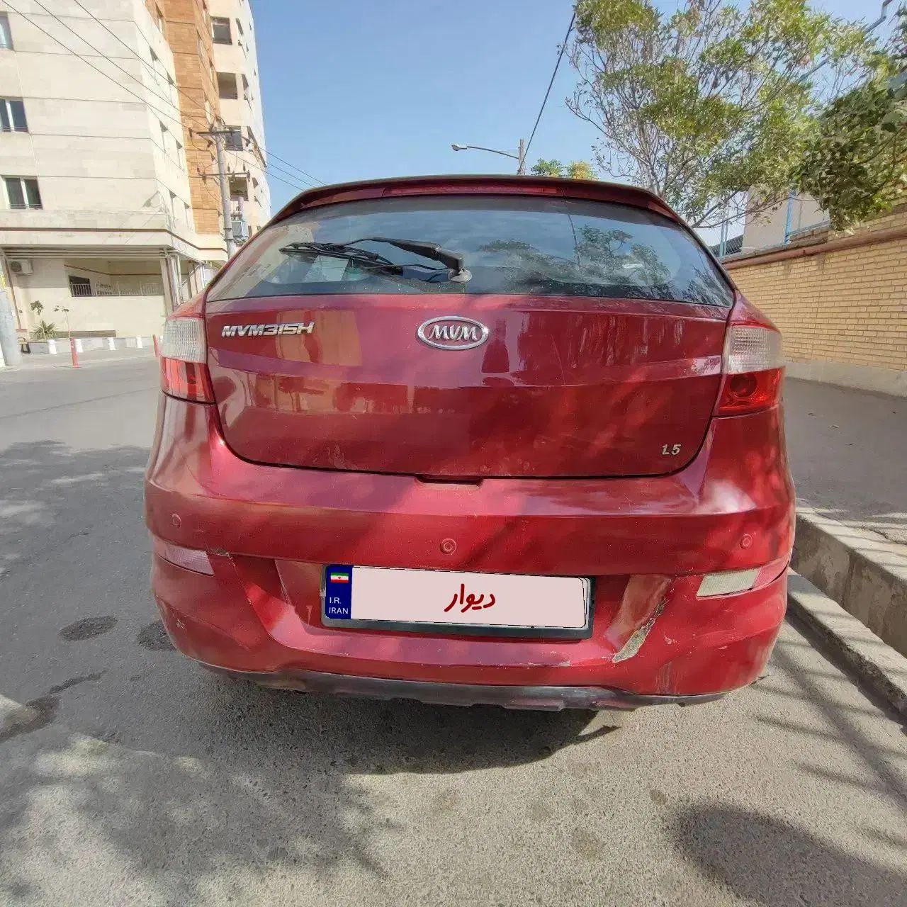 ام وی ام 315 هاچ بک ساده دنده ای - 1391