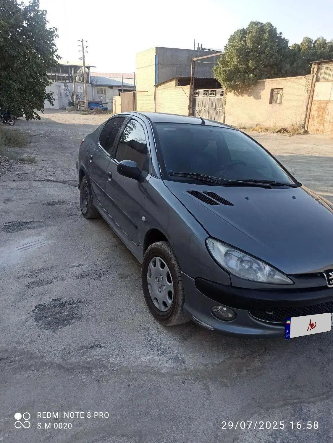 پژو ۲۰۶ صندوق دار v8 - 1386