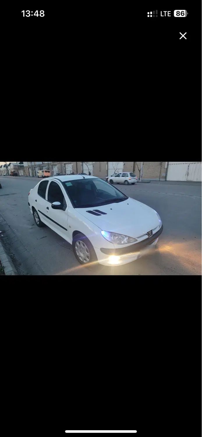 پژو ۲۰۶ صندوق دار v8 - 1394