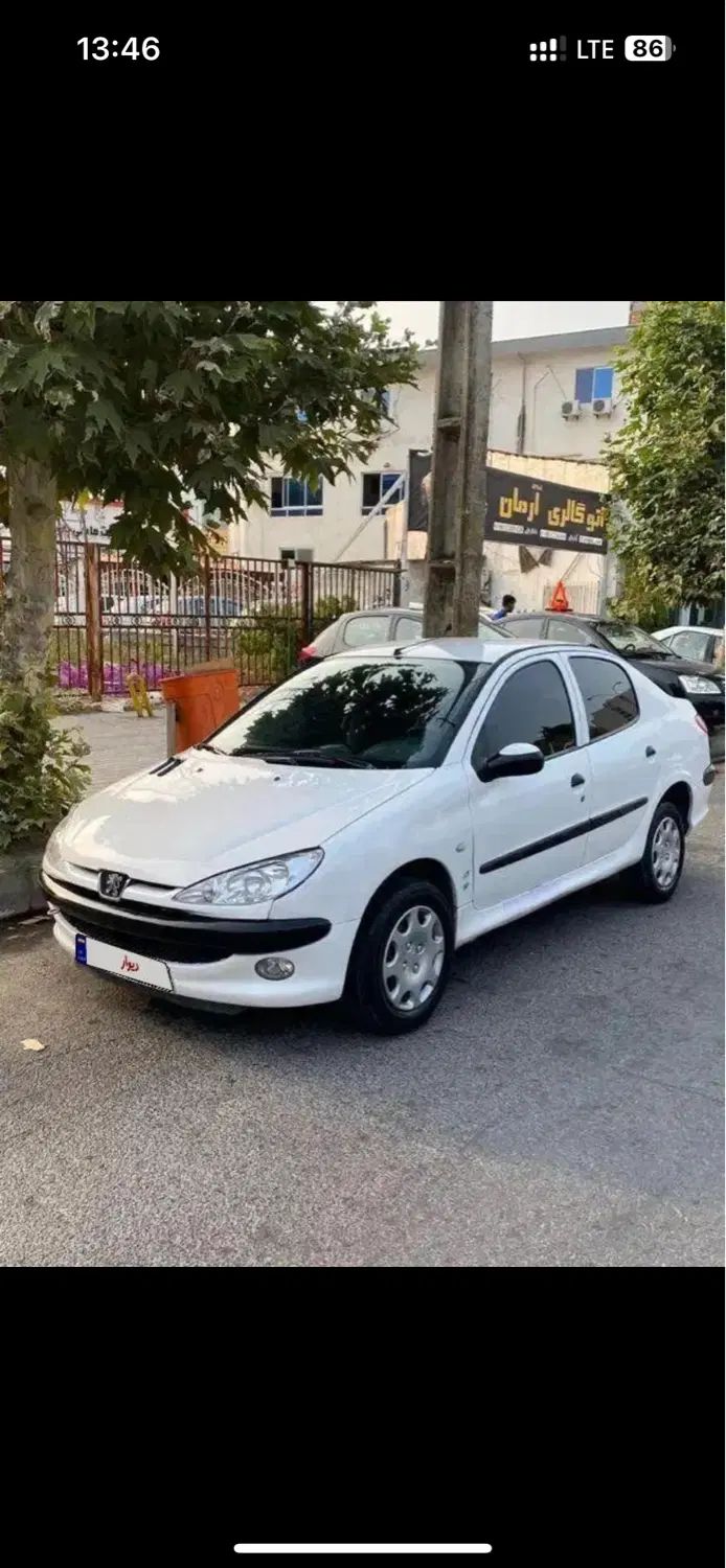 پژو ۲۰۶ صندوق دار v8 - 1394