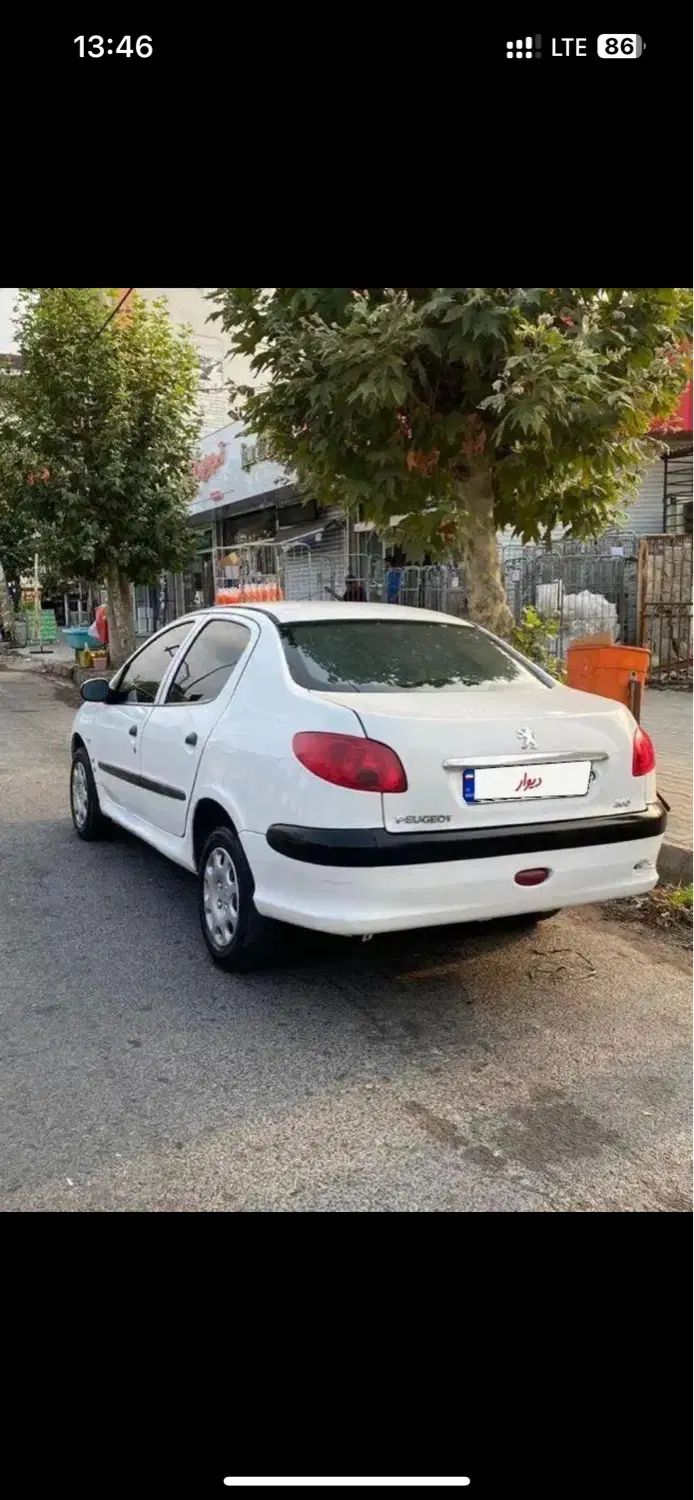 پژو ۲۰۶ صندوق دار v8 - 1394