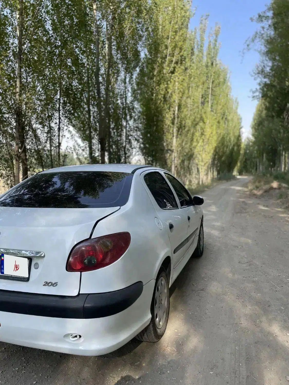 پژو ۲۰۶ صندوق دار v8 - 1391
