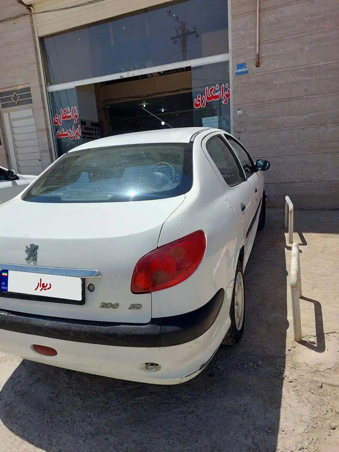 پژو ۲۰۶ صندوق دار v2 - 1388