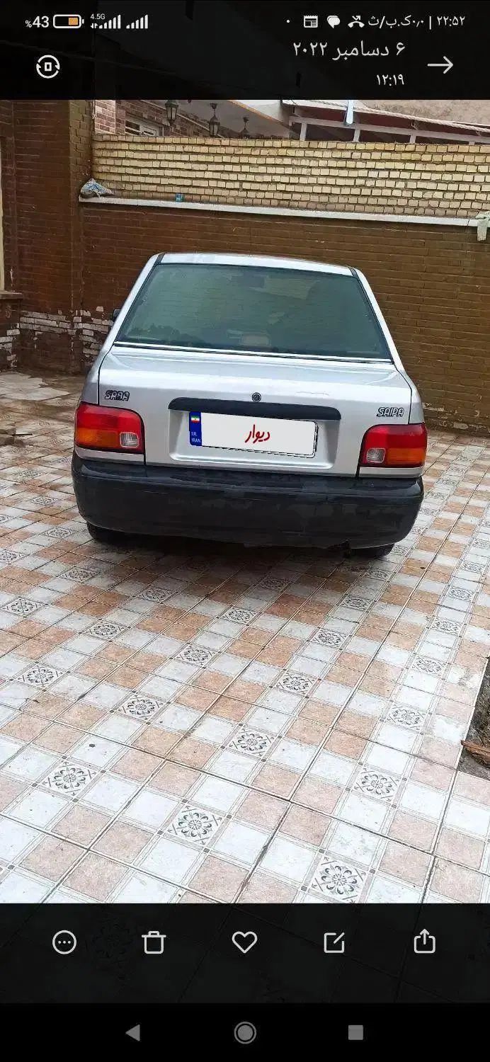 پراید صبا بنزینی - 1387