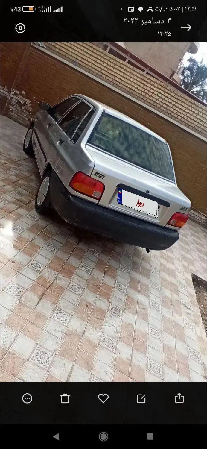 پراید صبا بنزینی - 1387