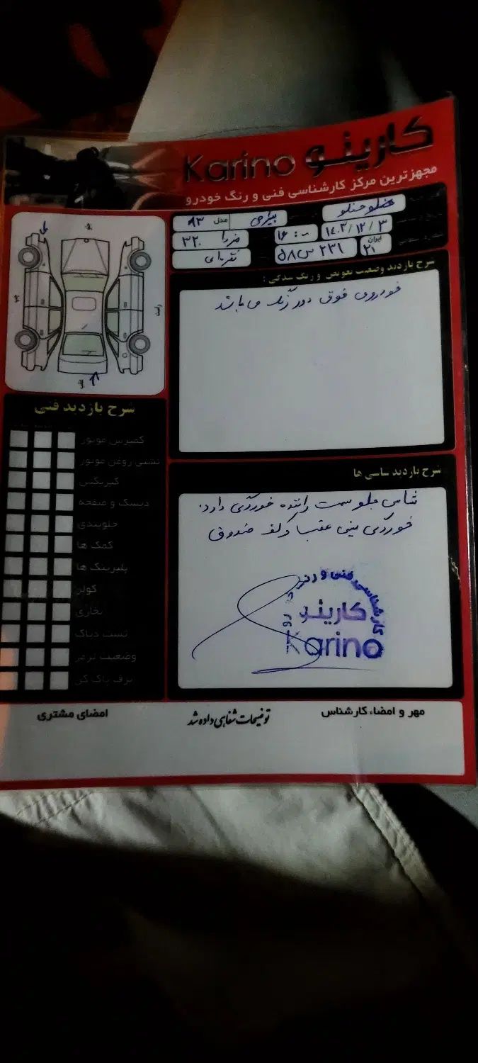 مزدا 323 دنده ای - 1383