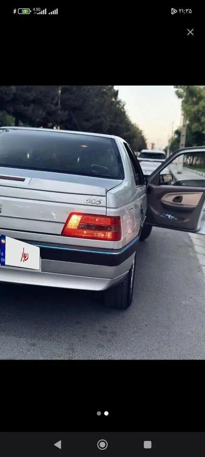پژو 405 SLX دوگانه سوز XU7 - 1389