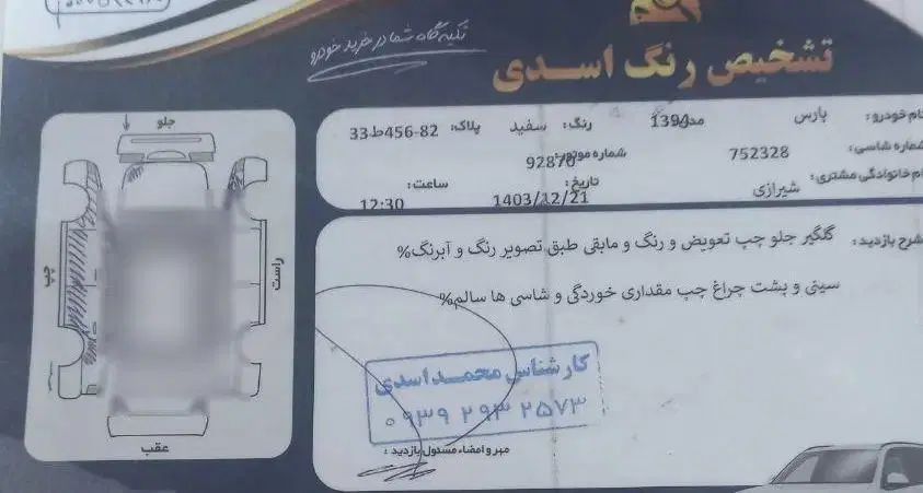 پژو پارس ELX-XU7P سفارشی - 1394