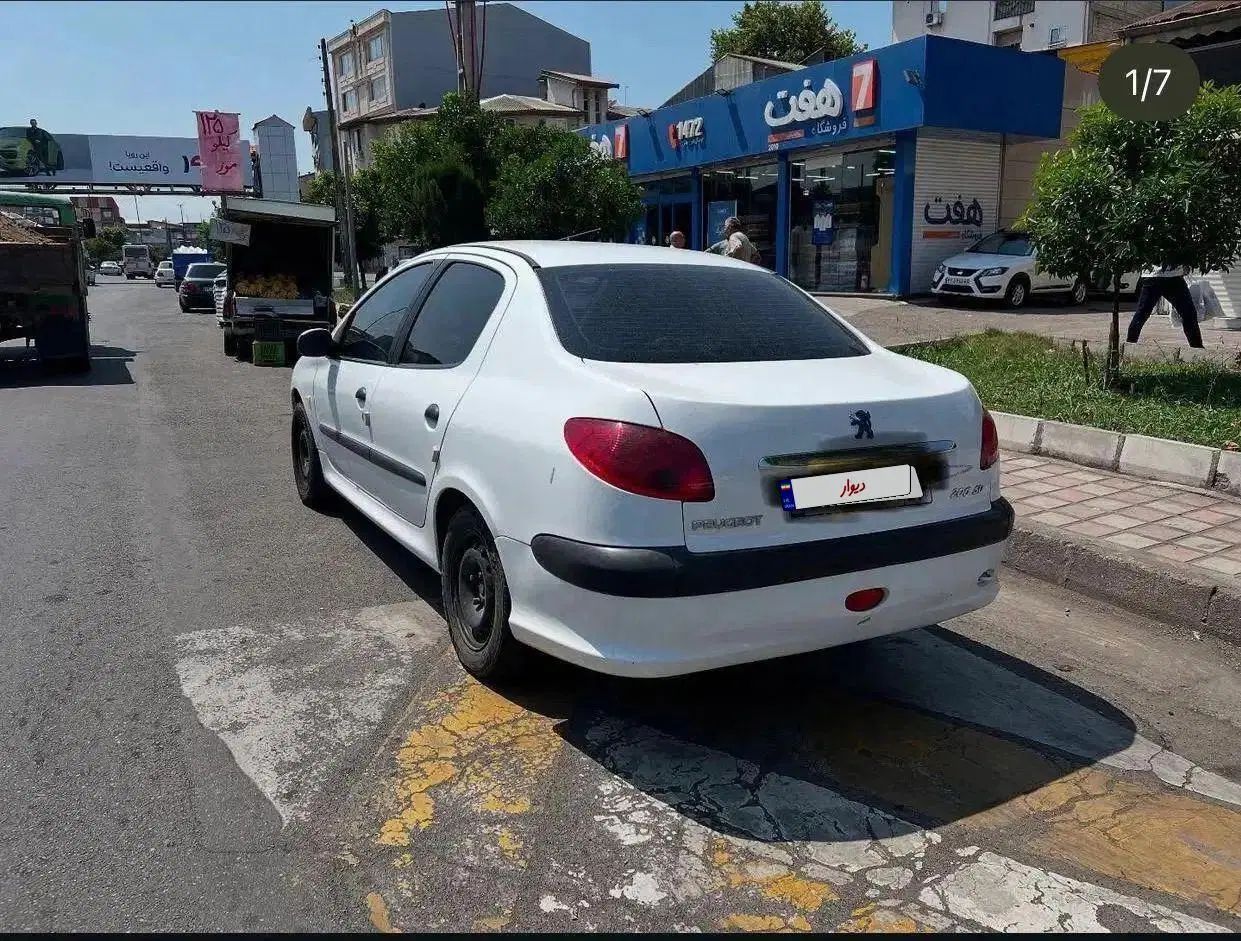 پژو ۲۰۶ صندوق دار v8 - 1390