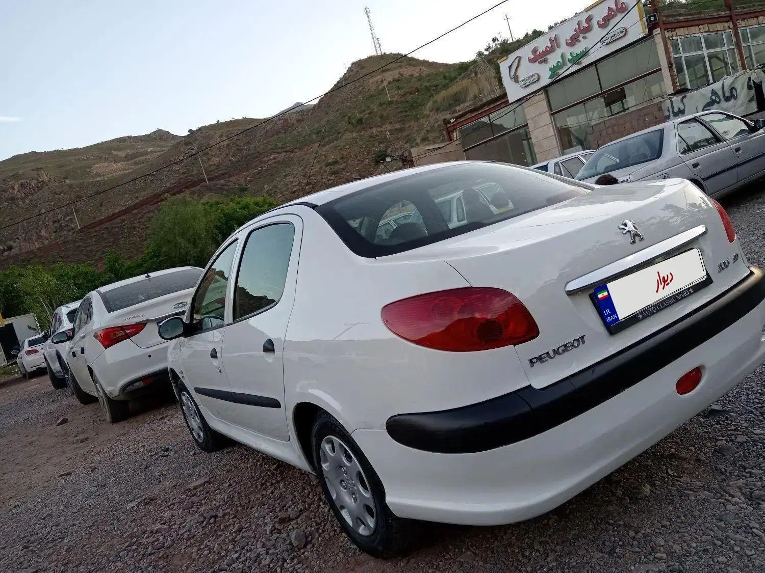 پژو ۲۰۶ صندوق دار v20 - 1388