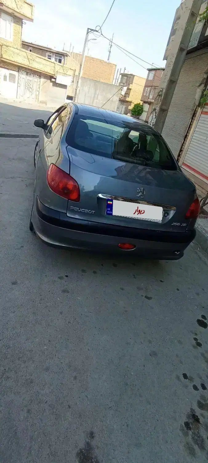پژو ۲۰۶ صندوق دار v1 - 1386