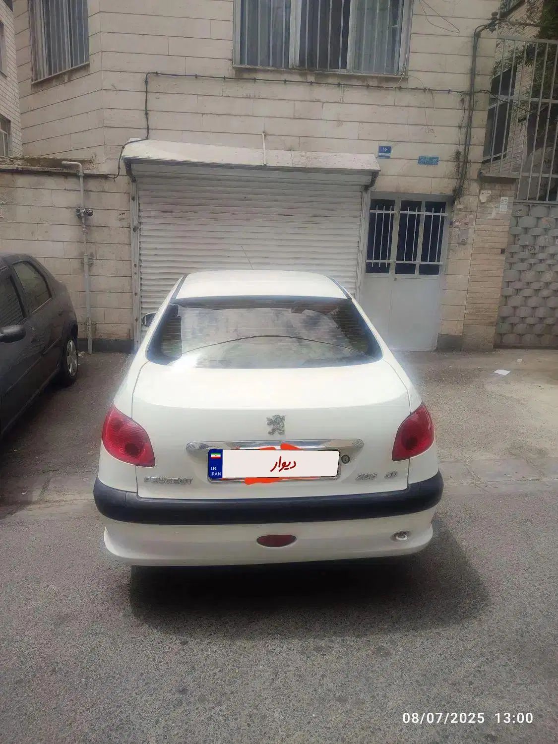 پژو ۲۰۶ صندوق دار v8 - 1395
