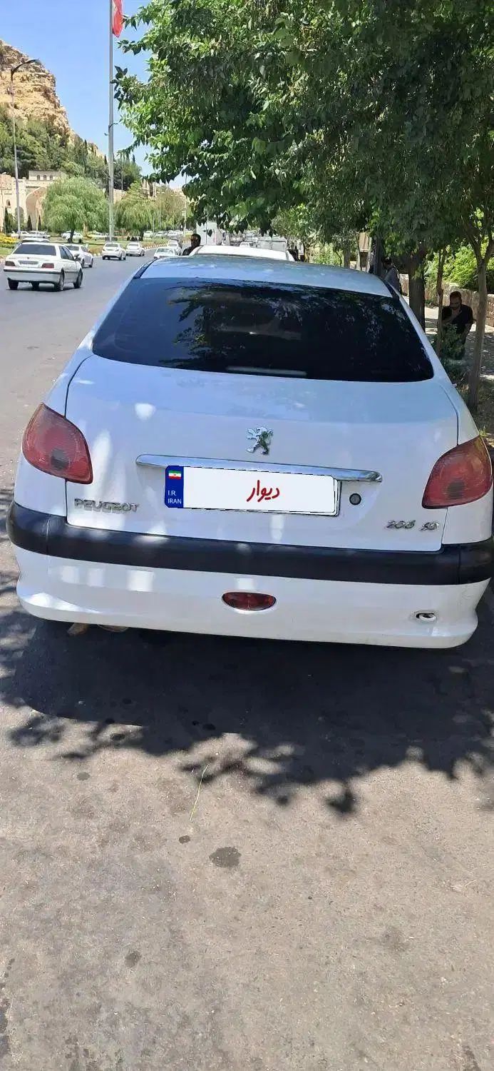 پژو ۲۰۶ صندوق دار v1 - 1386