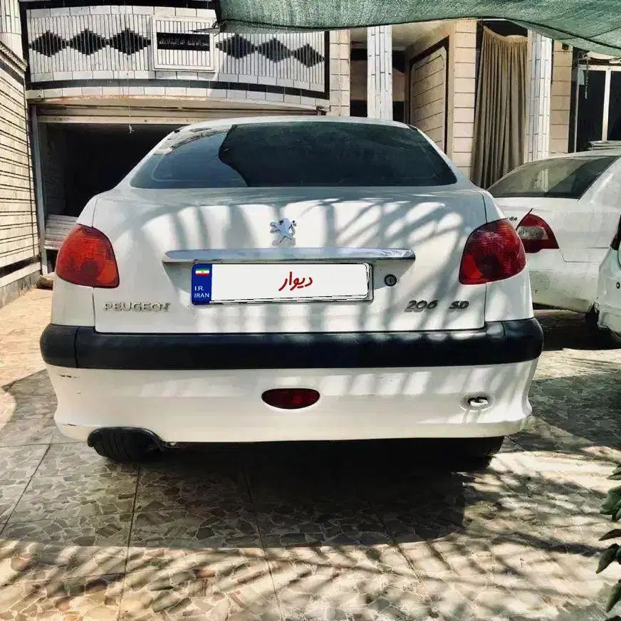 پژو ۲۰۶ صندوق دار v8 - 1398