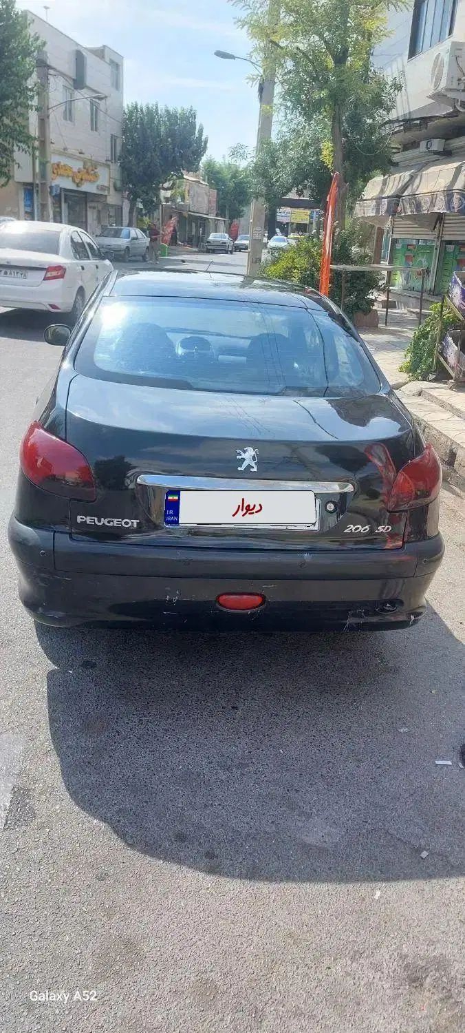 پژو ۲۰۶ صندوق دار v6 - 1390