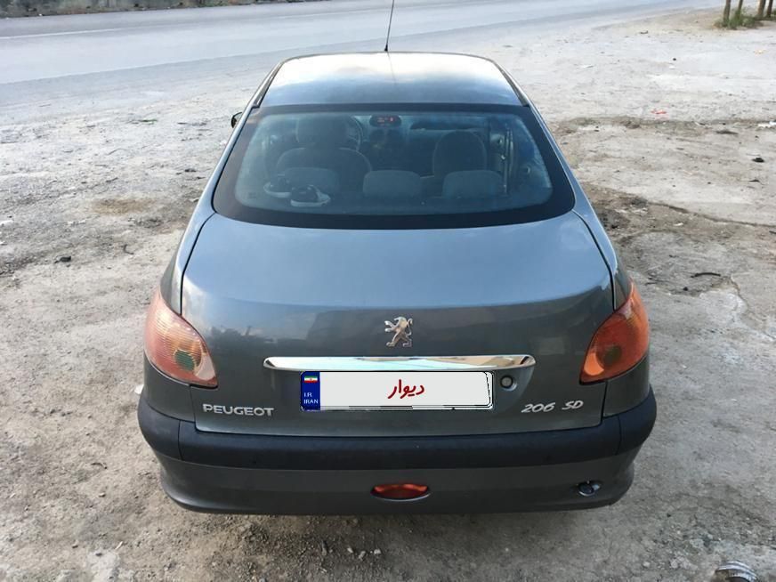 پژو ۲۰۶ صندوق دار v8 - 1393