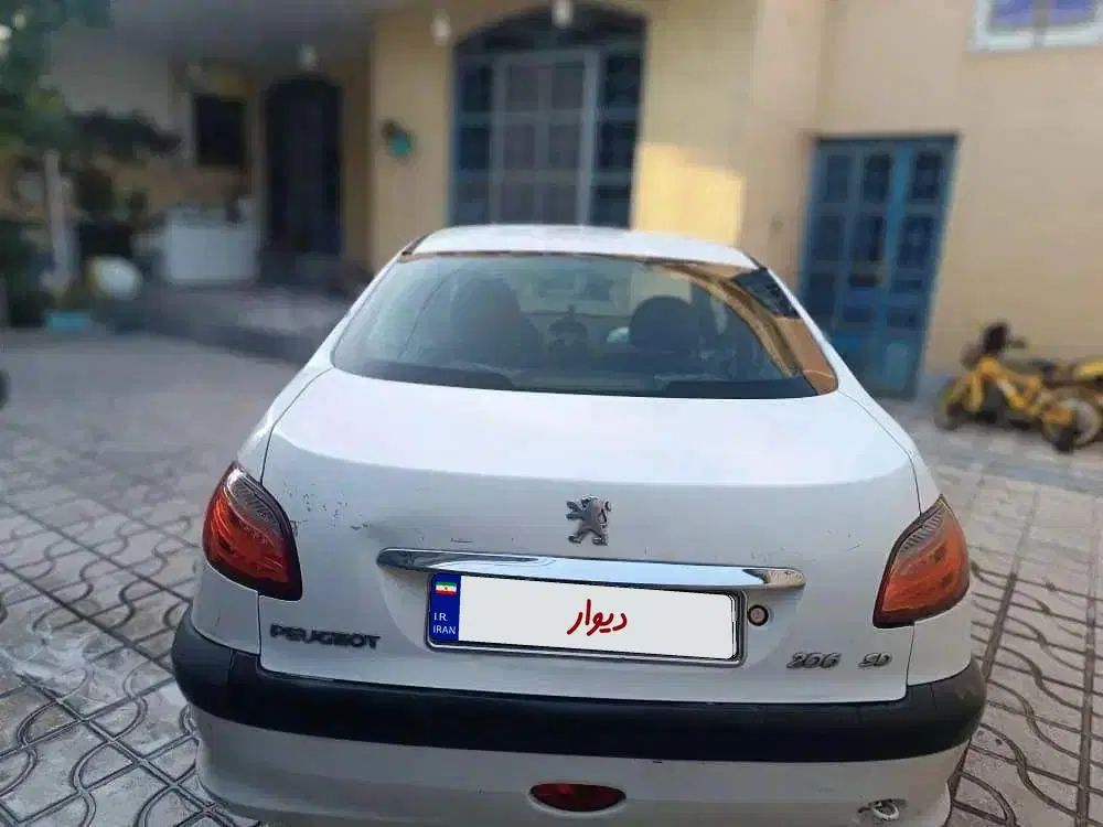 پژو ۲۰۶ صندوق دار v8 - 1387