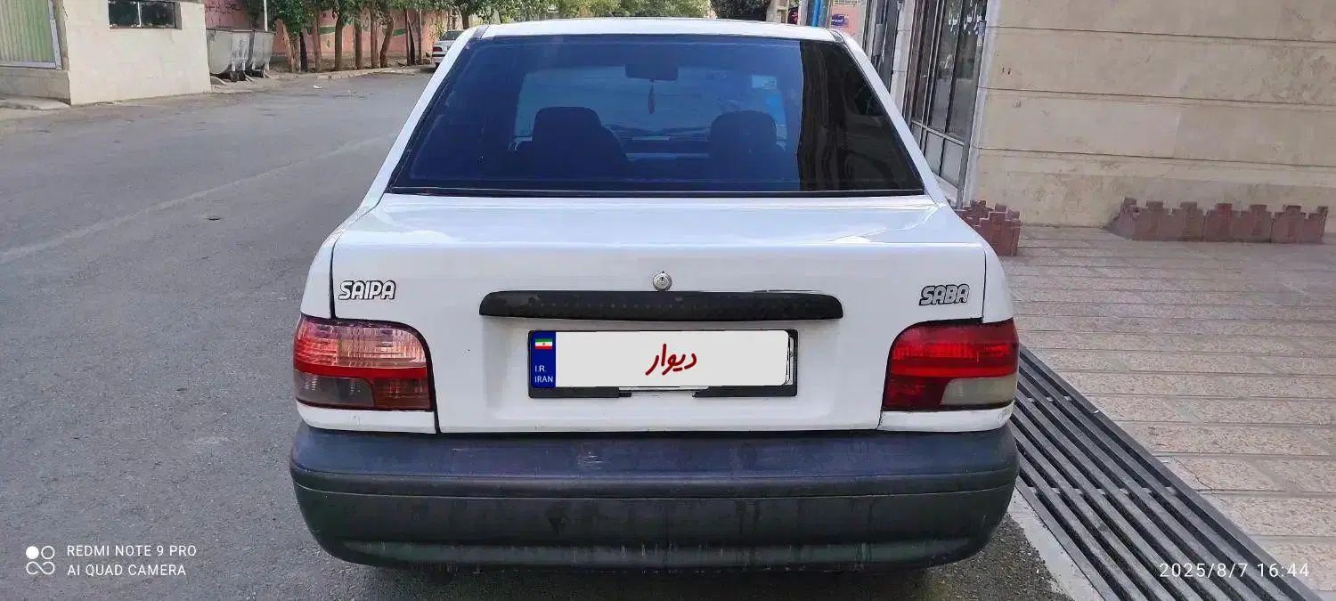 پراید صبا بنزینی - 1387