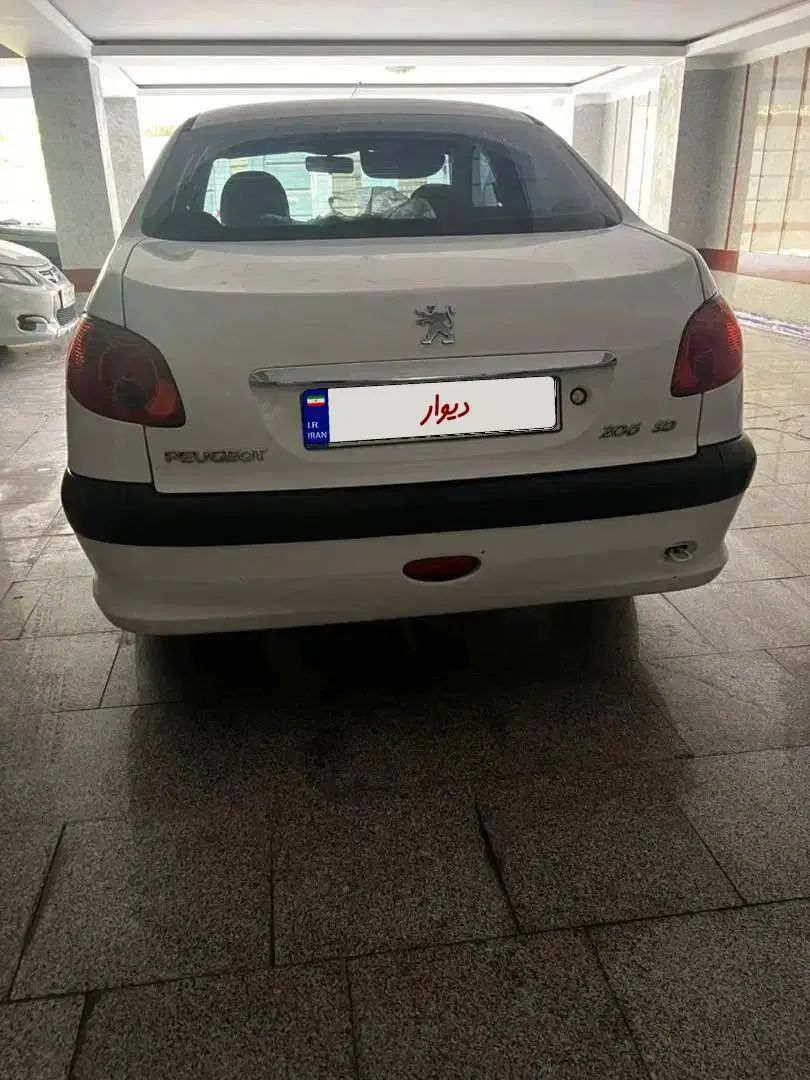 پژو ۲۰۶ صندوق دار v8 - 1395