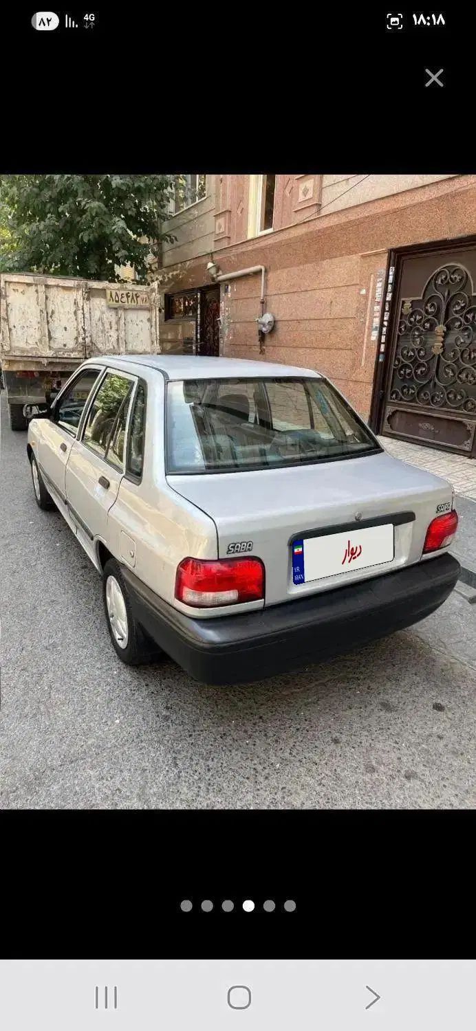 پراید صبا بنزینی - 1387