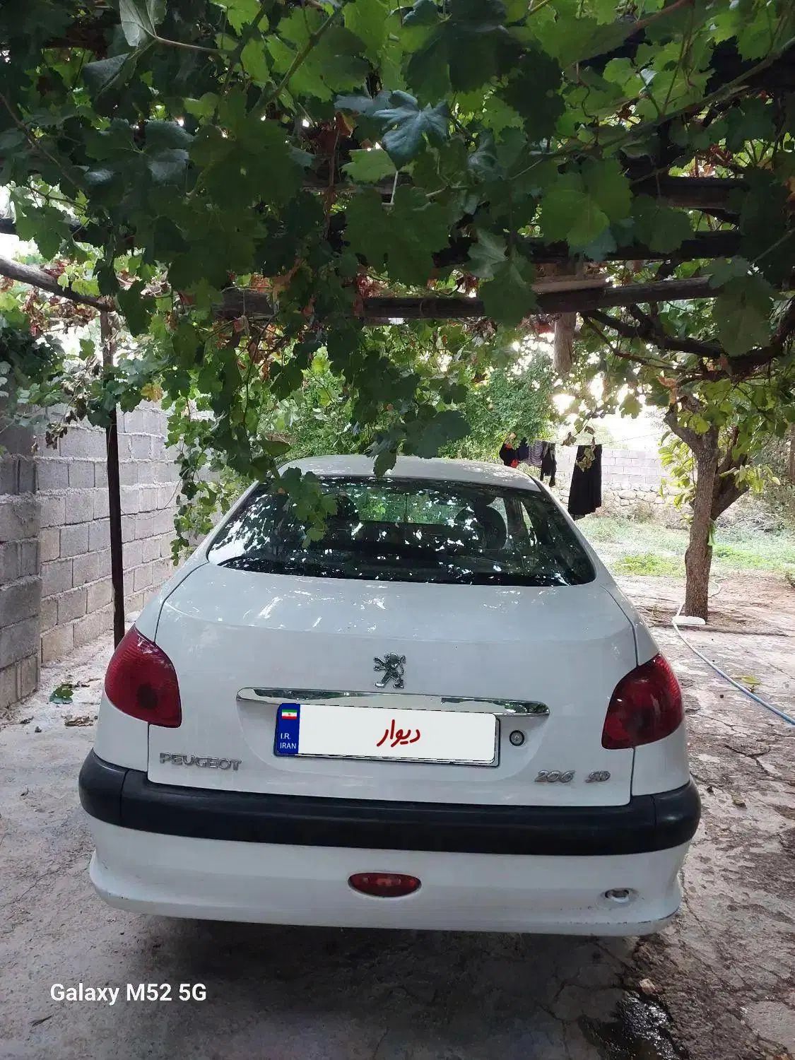 پژو ۲۰۶ صندوق دار v8 - 1387