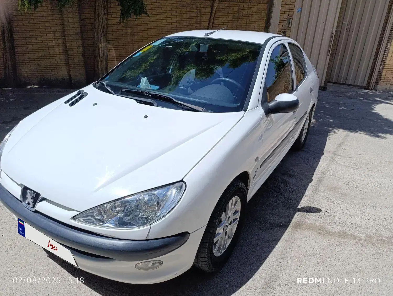 پژو ۲۰۶ صندوق دار v8 - 1398