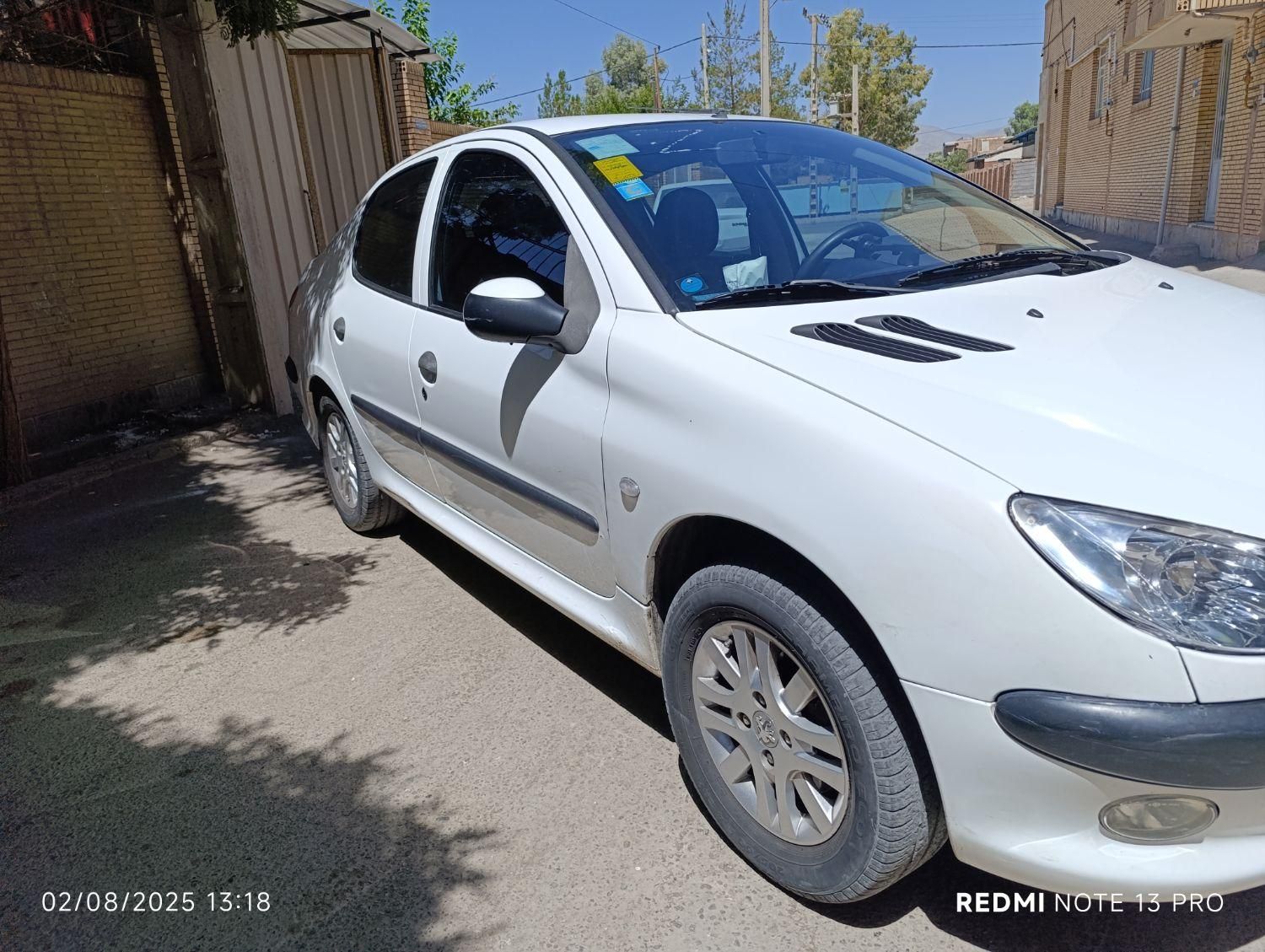پژو ۲۰۶ صندوق دار v8 - 1398