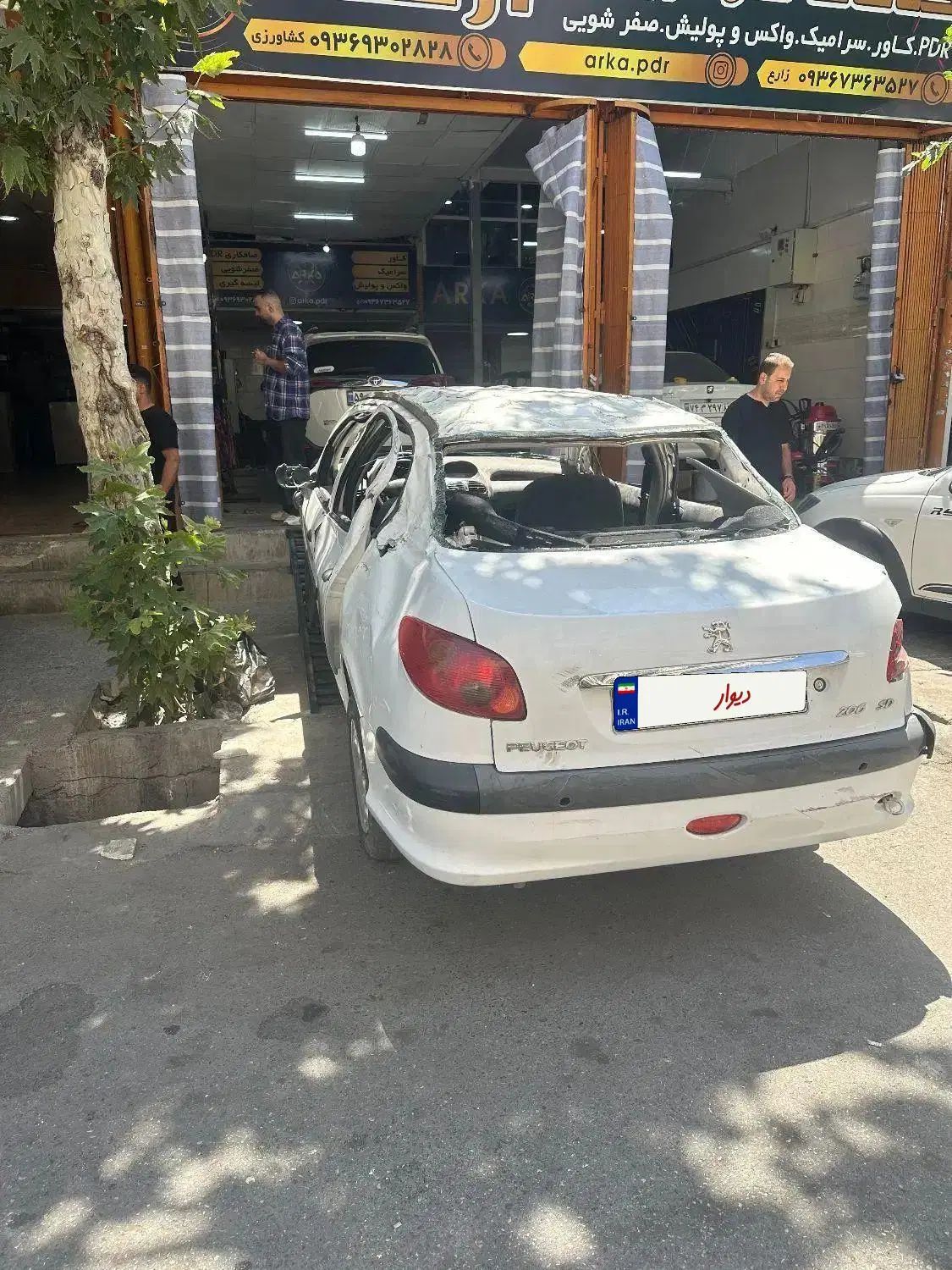 پژو ۲۰۶ صندوق دار v8 - 1395