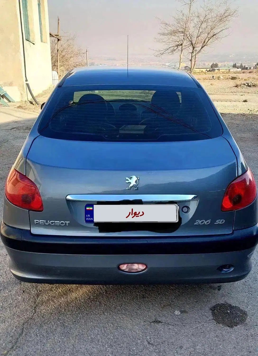پژو ۲۰۶ صندوق دار v20 - 1390