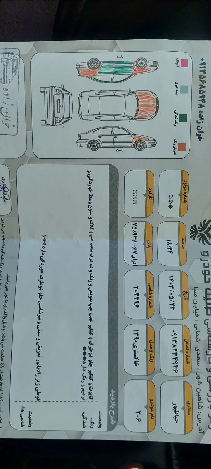 پژو ۲۰۶ صندوق دار v20 - 1390