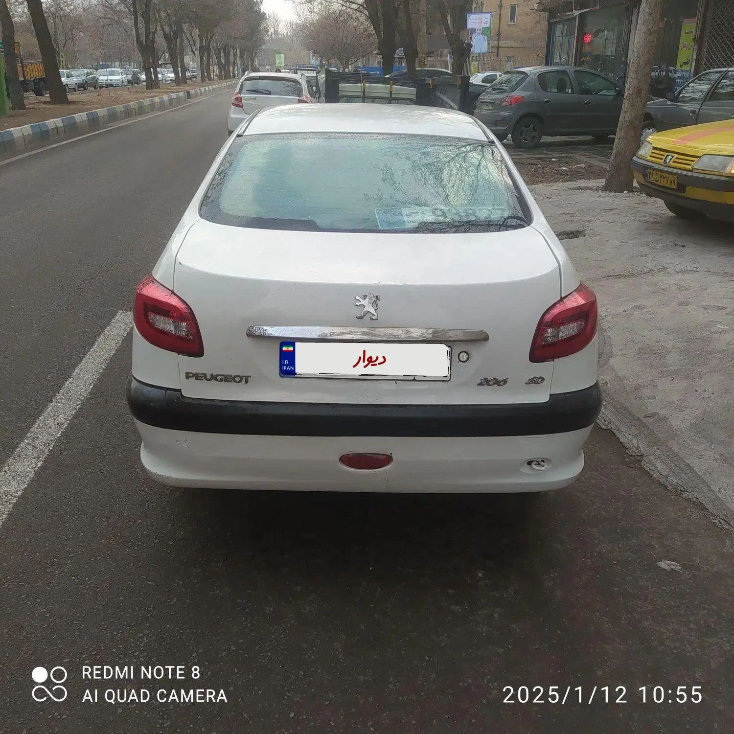 پژو ۲۰۶ صندوق دار v2 - 1387